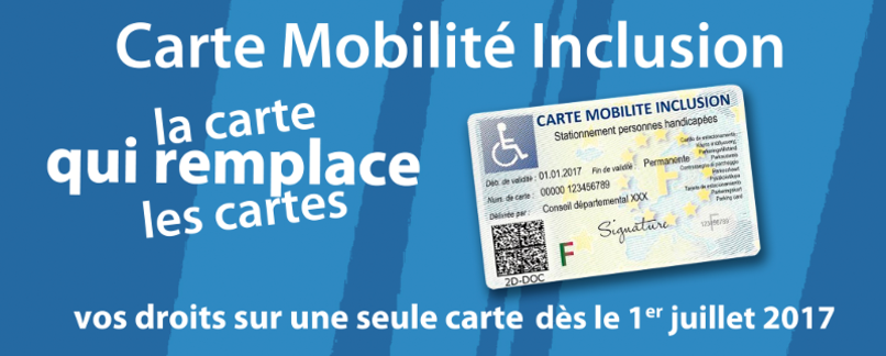 Support pour carte de stationnement personne moins valide