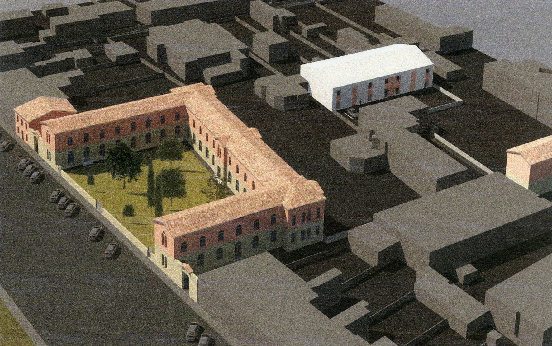 On peut voir des plan en 3D du départemental 