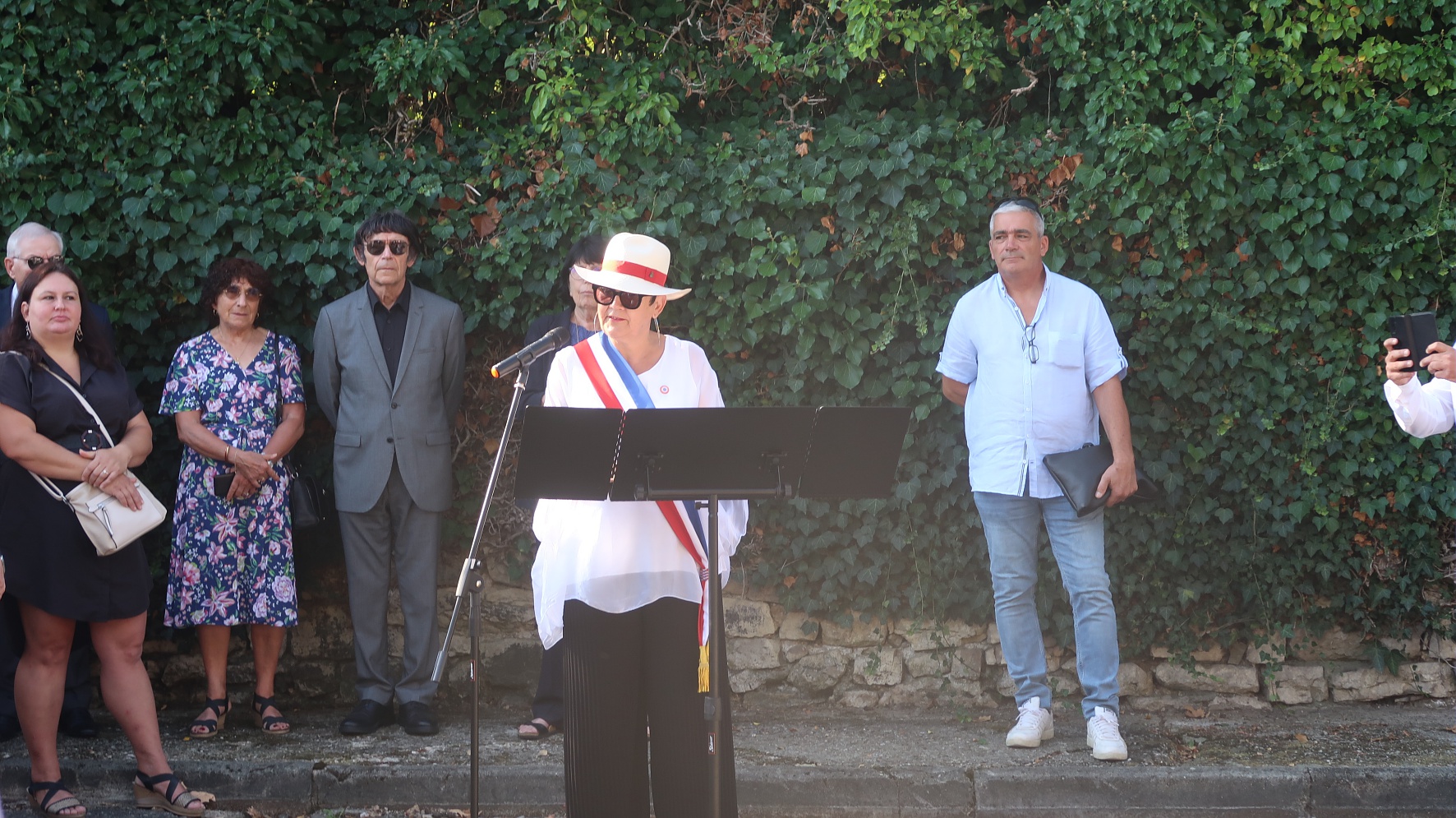 Discours de Nadine Sinopoli, maire de Septfonds lors de la commémoration aux déportations juives 