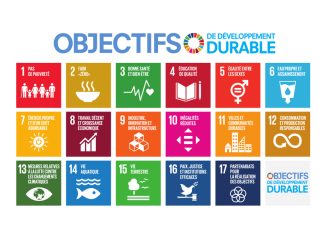 Objectifs de développement durable Affiche d'objectifs de développement durable