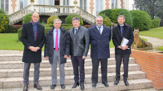 Rencontre avec le Préfet de Région le Président du Conseil départemental Christian Astruc avec le Préfet de la Région Occitanie M. Etienne Guyot, le Secrétaire Général des Affaires Régionales, Nicolas Hesse, le Préfet de Tarn-et-Garonne Pierre Besnard et le sous-préfet de l'arrondissement de Montauban Emmanuel Moulard