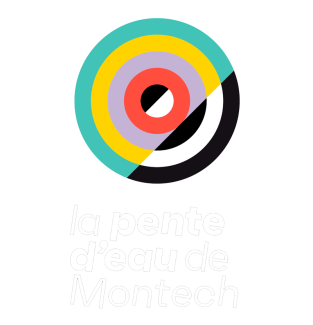 Le logo de la pente d'eau de Montech