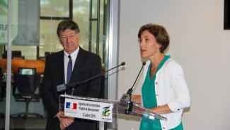 Discours de Christelle Dubos à l'hôtel du Département