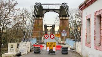 travaux pont de Coudol Le pont du Coudol en rénovation