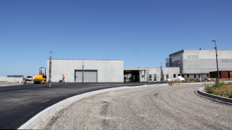 travaux collège Verdun en mai 2020 Nous pouvons apperçevoir les travaux du collège de Verdun en Mai 2020