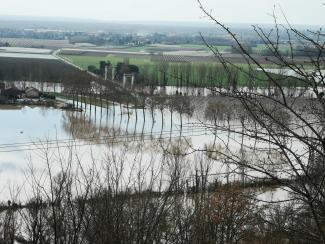 Inondations Nous pouvons voir des inondations dans le Tarn-et-Garonne