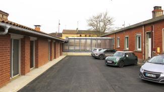 chantier Maisons Départementales des Solidarités Nous pouvons voir un chantier pour la maisons Départementales des Solidarités du Tarn-et-Garonne