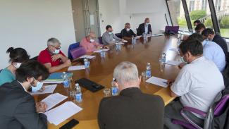retenues d'eau Réunion de la retenue d'eau au conseil départemental du Tarn-et-Garonne