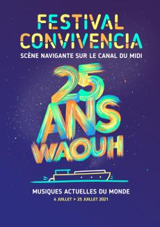convivencia Affiche de festival de convivenvia pour les 25 ans