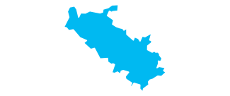 Le canton du Pays de Serres - Sud Quercy en Bleu clair 