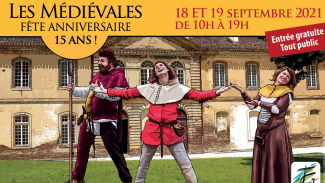 médiévales 2021 On peut voir une illutration d'affiche de médiévales de 2021