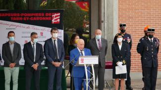 Journée Nationale des Sapeurs-Pompiers au Conseil Départemental Discours du président lors de la Journée Nationale des Sapeurs-Pompiers au Conseil Départemental
