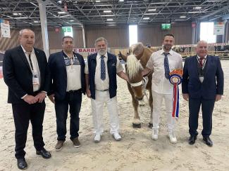 Serge Gary et sa jument Kaline des Bardis, 6ème de la finale nationale du coucours général