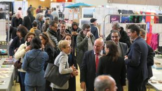 1er Forum des acteurs culturels de Tarn-et-Garonne Michel Weill accompagné de nombreuses personnalités lors de la visite du 1er Forum des acteurs culturels de Tarn-et-Garonne