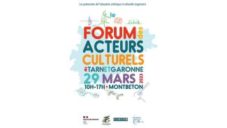 Visuel du forum des acteurs culturels 2023 Visuel coloré du forum des acteurs culturels 2023
