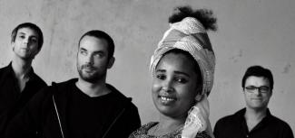 Concert par "Badume’s Band & Selamnesh Zéméné" à l'espace des Augustins Photo du groupe Badume's Band et de Selamnesh Zéméné