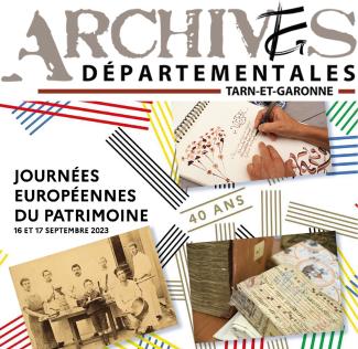 archives départementales JEP 2023
