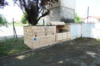 Photo de bacs de compostage