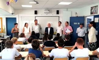 Rentrée 2023, des investissements massifs et une tournée des collèges par le président du Conseil départemental Rentrée 2023, des investissements massifs et une tournée des collèges par le président du Conseil départemental