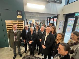 Journée portes ouvertes au Centre Universitaire de Tarn-et-Garonne Les élus au Centre Universitaire lors de la journée porte-ouverte