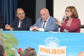 Assemblée Générale de la société Philibon Boyer 2024 De gauche à droite, Vincent Roberti, Michel Weill et Marie Castro, 𝐥'𝐀𝐆 𝐝𝐞 𝐥𝐚 société Philibon Boyer