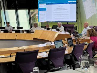 Commission permanente de juillet 2024 Les élus dans la séance de la commission permanente
