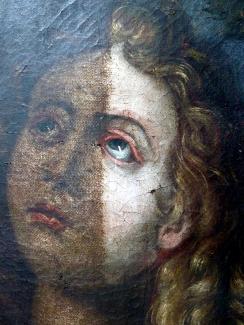 Portrait peint d'un tableau