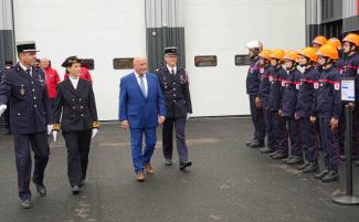 Villebrumier inaugure son nouveau  Centre d’Incendie et de Secours  Villebrumier inaugure son nouveau  Centre d’Incendie et de Secours