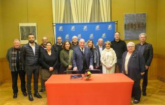 Soutien aux communes : le Département signe des contrats d’équipement en faveur de Bouloc, Corbarieu, Marignac, Saint-Nicolas-de-la-Grave et Varennes