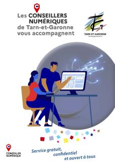 Dépliant conseillers numériques Tarn-et-Garonne 2025