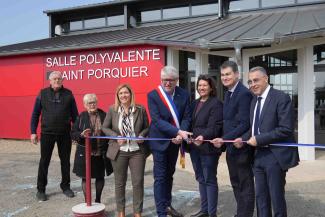 Inauguration de la salle polyvalente de Saint-Porquier : un engagement fort du Département pour les territoires ruraux Inauguration de la salle polyvalente de Saint-Porquier : un engagement fort du Département pour les territoires ruraux