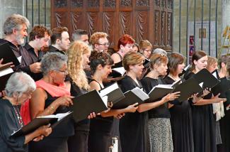 chorales Personnes chantant dans une chorale