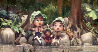 Sauvages Les personnages au bord de l'eau