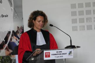 30 ans de la formation Droit à Montauban anne laure fabas en discours