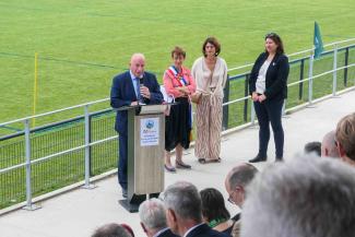 À Montbeton, Michel Weill  inaugure la Plaine des Loisirs  À Montbeton, Michel Weill  inaugure la Plaine des Loisirs