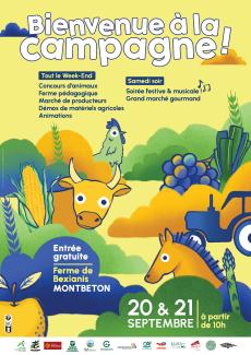 Bienvenue à la campagne 2025 : Une 15è édition placée sous le signe du terroir et de la convivialité avec le soutien du Département Bienvenue à la campagne 2025 : Une 15è édition placée sous le signe du terroir et de la convivialité avec le soutien du Département