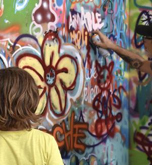 ça graff à l'abbaye