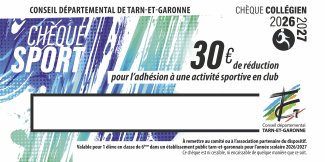 chèque sport